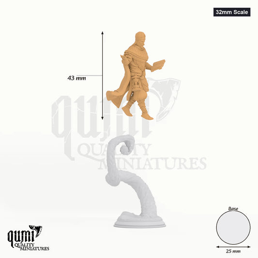 Ahmarai Tabletop-Miniatur (32mm Scale) - 43 mm hoch, 25 mm Base, 1 Körperteil + 1 Base - DM Stash 3D-Druck von Qumi