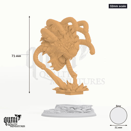 Aberrant Observer Tabletop-Miniatur (32mm scale) - 71 mm hoch, 51 mm Base, 1 Körperteil + 1 Base - DM Stash 3D-Druck von Qumi