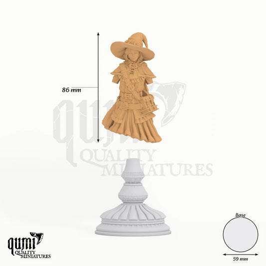 Alia Bust Tabletop-Miniatur - 86 mm hoch, 59 mm Base, 1 Körperteil + 1 Base - DM Stash 3D-Druck von Qumi