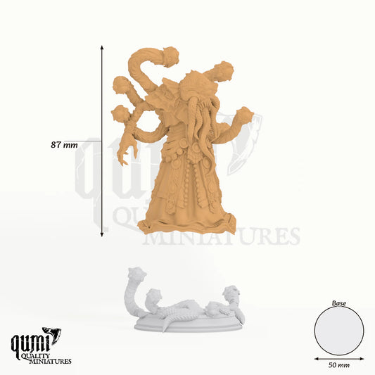 Elthakar Tabletop-Miniatur - 87 mm hoch, 50 mm Base, 1 Körperteil + 1 Base - DM Stash 3D-Druck von Qumi