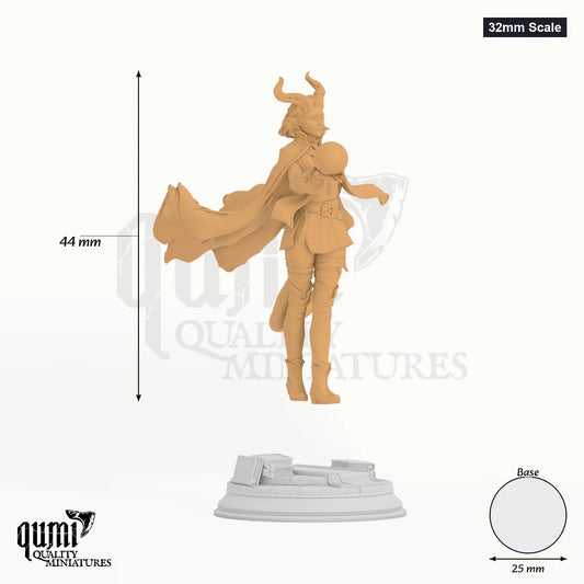 Ivy Dupré Tabletop-Miniatur (32mm Scale) - 44 mm hoch, 25 mm Base, 1 Körperteil + 1 Base - DM Stash 3D-Druck von Qumi