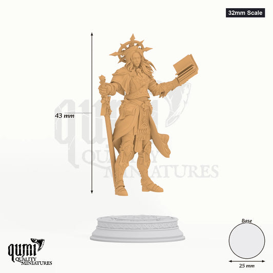 Johanna Saffron the Scorned Tabletop-Miniatur (32mm Scale) - 43 mm hoch, 25 mm Base - DM Stash 3D-Druck von Qumi