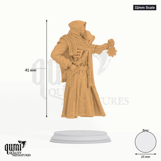 Senetus Exotic Tabletop-Miniatur (32mm Scale) - 41 mm hoch, 25 mm Base, 1 Körperteil + 1 Base - DM Stash 3D-Druck von Qumi