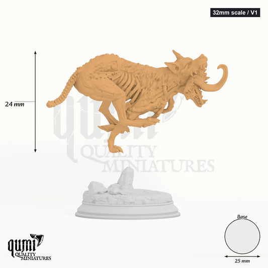 Slagsting Blood Hounds Tabletop-Miniatur (32mm scale / V1) - 24 mm hoch, 25 mm Base - DM Stash 3D-Druck von Qumi