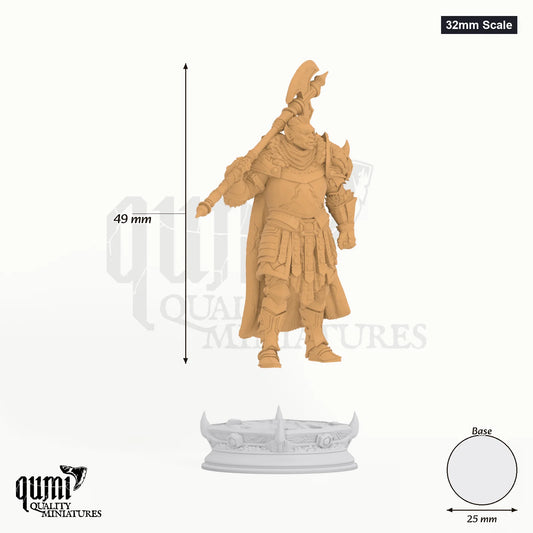 Trenon Tabletop-Miniatur (32mm Scale) - 49 mm hoch, 25 mm Base, 1 Körperteil + 1 Base - DM Stash 3D-Druck von Qumi