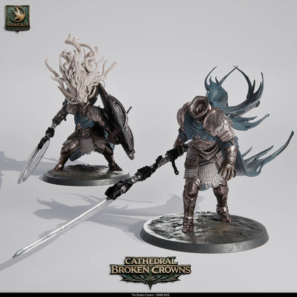 Fighter Broken Crowns Tabletop-Miniaturen | Qumi
