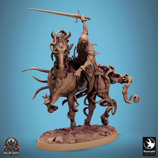 Tabletop RPG Miniature Doomstride - 32mm Qumi Rescale Miniatures Doom Stride Trot / Mounted Quality Miniatures - Qumi Wargaming Mini Model Figure