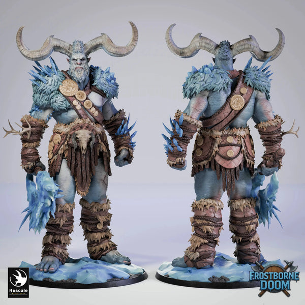 Monster Tabletop-Miniatur – Ice Riese Thulgar | Qumi