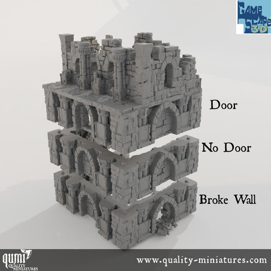 Lost City Ruin 2 - Resin Print - Tabletop RPG Terrain - GameScape3D - Qumi Quality Miniatures - Qumi Wargaming Mini Model Figure