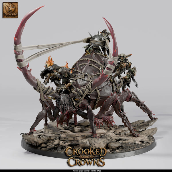 Tabletop Goblin Siege Crawler Miniatures Rescale Miniatures
