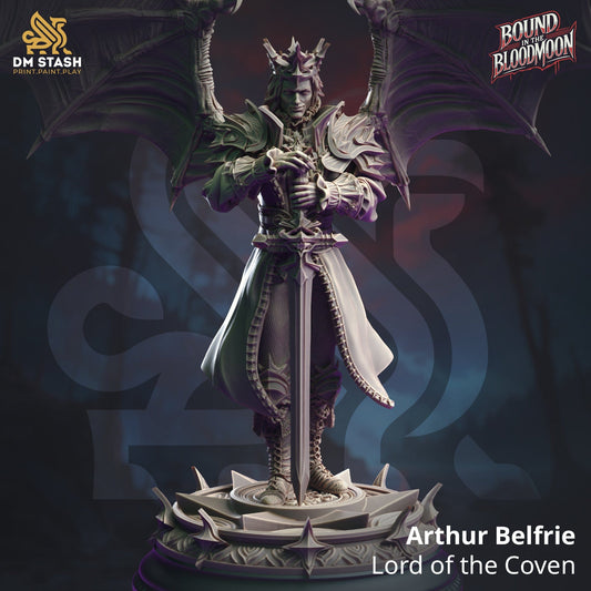 Tabletop RPG Miniature Arthur Belfrie - 32mm 75mm Qumi DM Stash Quality Miniatures - Qumi Wargaming Mini Model Figure