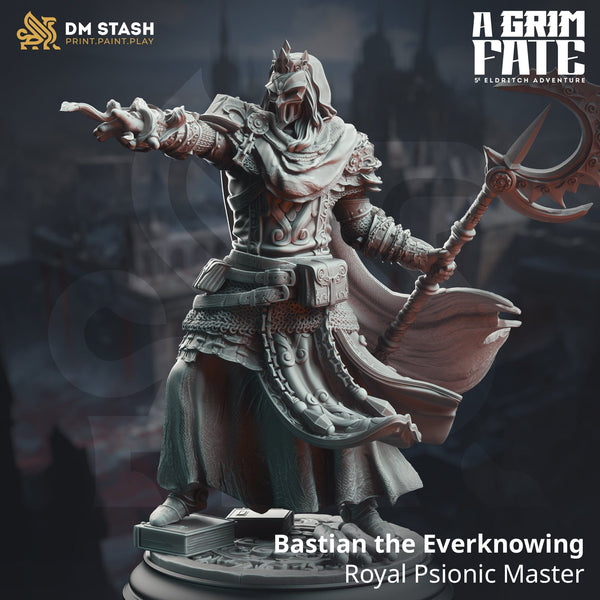 Tabletop Männlich Meister Miniatur Bastian 32mm 75mm DM Stash