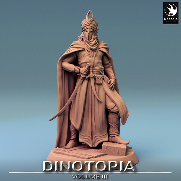 Menschlicher NPC Tabletop-Miniatur – Guard Outlaw Male | Qumi