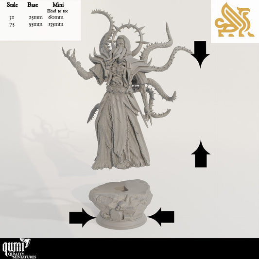 Tabletop RPG Miniature Hendrak - 32mm 75mm Qumi - DM Stash Quality Miniatures - Qumi Wargaming Mini Model Figure