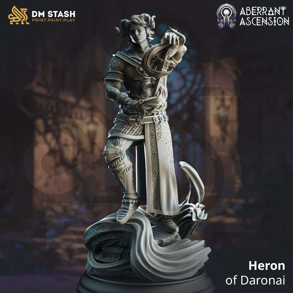 Tabletop Männliche Hexenmeister Miniatur Reiher DM Stash