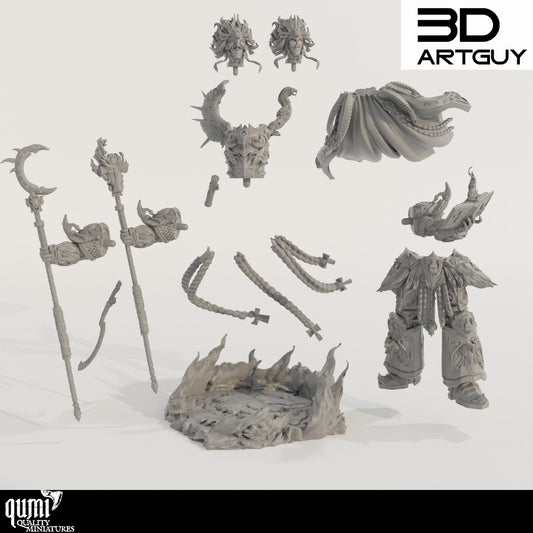 Tabletop RPG Miniature Magical Giant - Qumi Quality Miniatures - Qumi Wargaming Mini Model Figure
