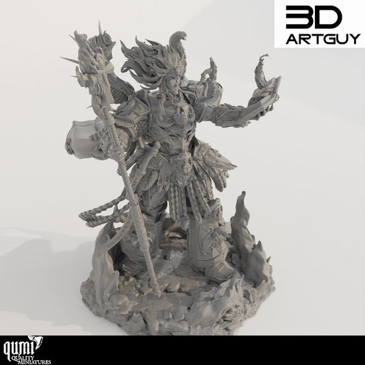 Tabletop RPG Miniature Magical Giant - Qumi Quality Miniatures - Qumi Wargaming Mini Model Figure