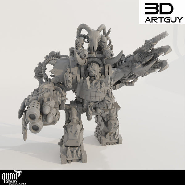 Sammelfigur Orc König Qumi 3D ArtGuy