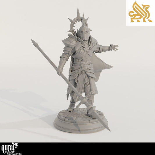 Tabletop RPG Miniature Roland the Dutiful - 32mm 75mm - Qumi - DM Stash Quality Miniatures - Qumi Wargaming Mini Model Figure