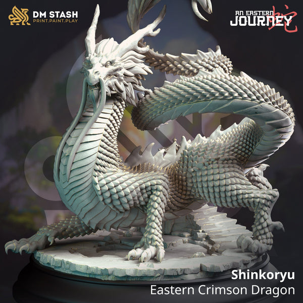 Fantasy Drachen Miniatur Shinkoryu 32mm Qumi DM Stash