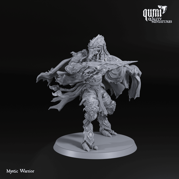 Sci-Fi Wargaming Sammelfigur Lord Mystic Warrior Qumi