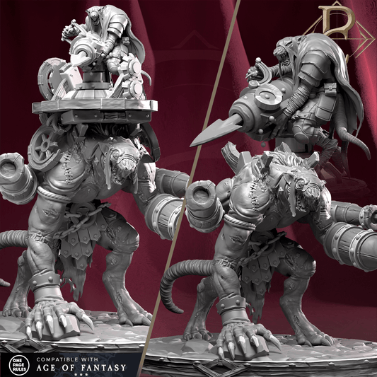 Tabletop RPG Miniature The Ratstroyer Qumi - Parasite Collectibles Quality Miniatures - Qumi Wargaming Mini Model Figure