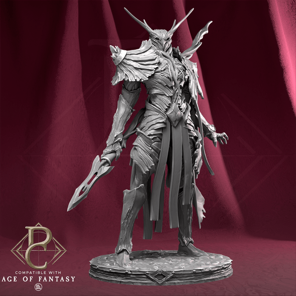 Humanoider Druide Grüner Wächter 32mm Parasite Collectibles