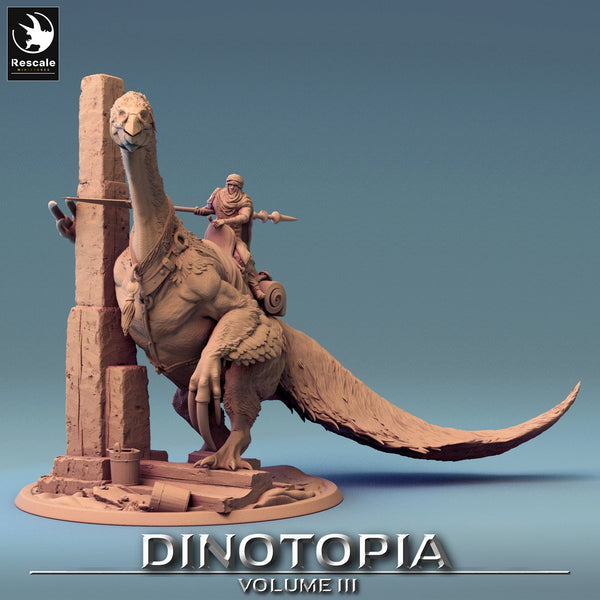 Therizinosaurus Tower Dinosaur Tabletop Miniature – Solo | Qumi