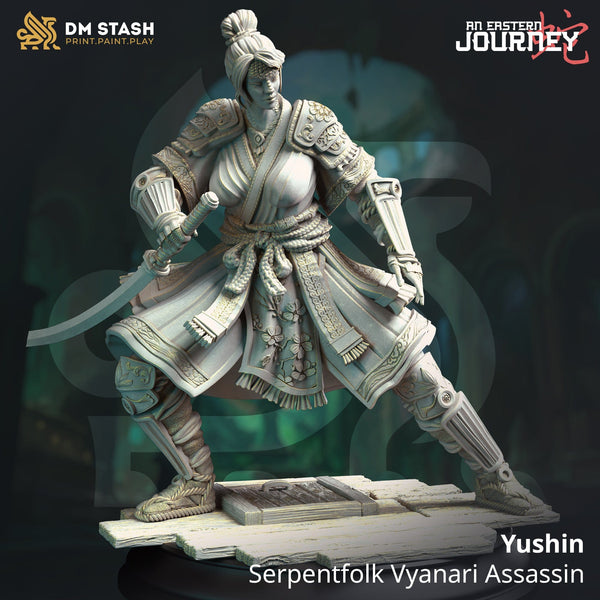 Tabletop Weibliche Assassin Miniatur Yushin 32mm 75mm DM Stash