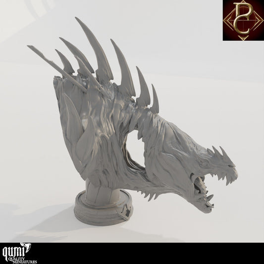 The Beast of Vaudange Bust - 32mm Tabletop RPG Mini - Qumi - Parasite Collectibles Quality Miniatures - Qumi Wargaming Mini Model Figure