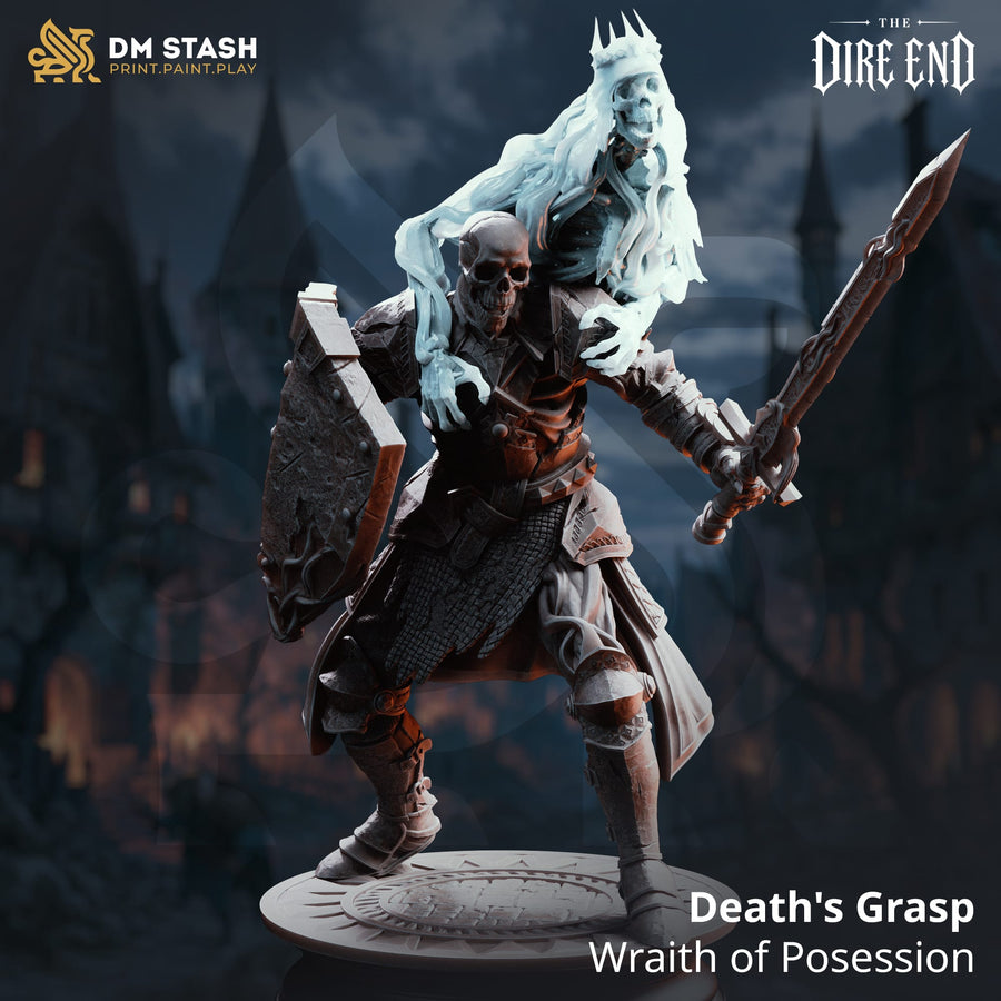 Undead Fighter Tabletop Miniature – Deaths Grasp | Qumi