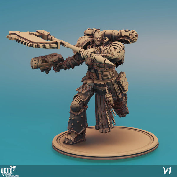 Tabletop SciFi Krieger Miniatur Great Guy Qumi 3D ArtGuy
