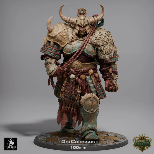 Fantasy Tabletop Monster Oni Colossus Rescale Miniatures - Quality Miniatures - Qumi