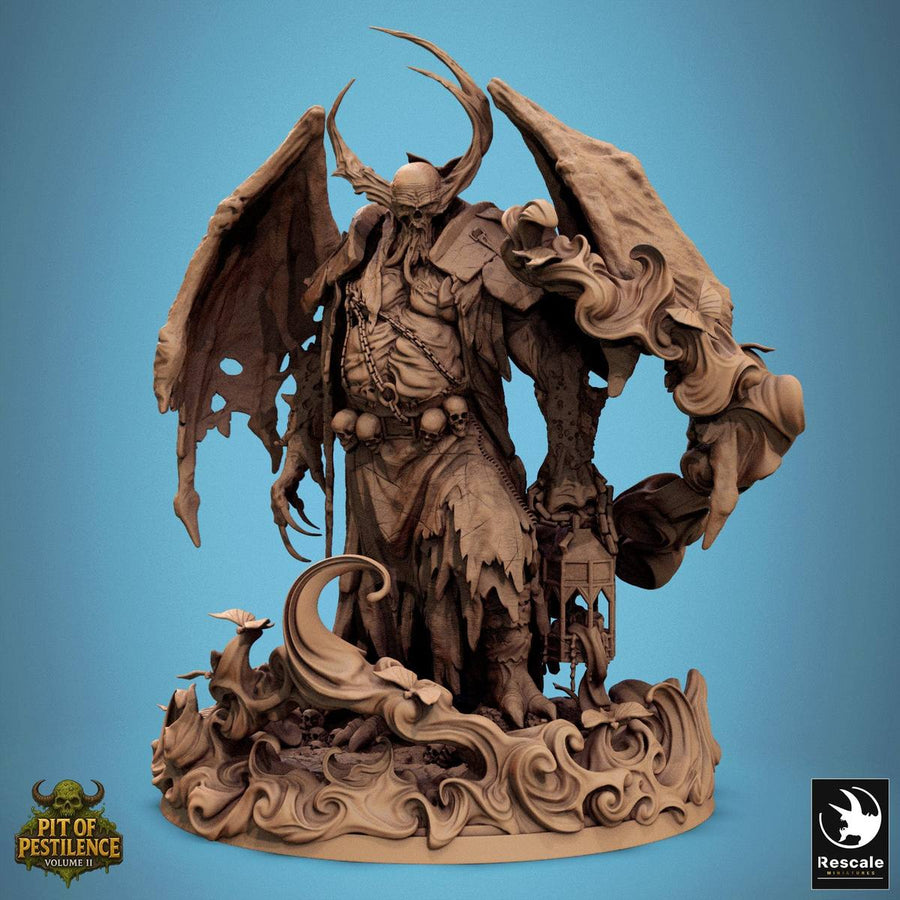 Ashkar Monster Miniatur mit mystischem Rauch-Detail auf der Base