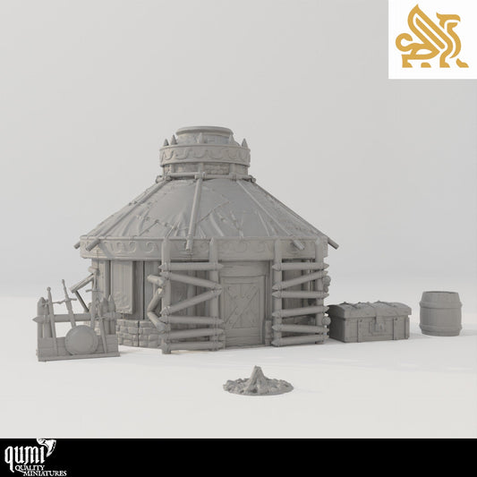 Yurt - Tabletop RPG Terrain - Qumi - DM Stash Quality Miniatures - Qumi Wargaming Mini Model Figure