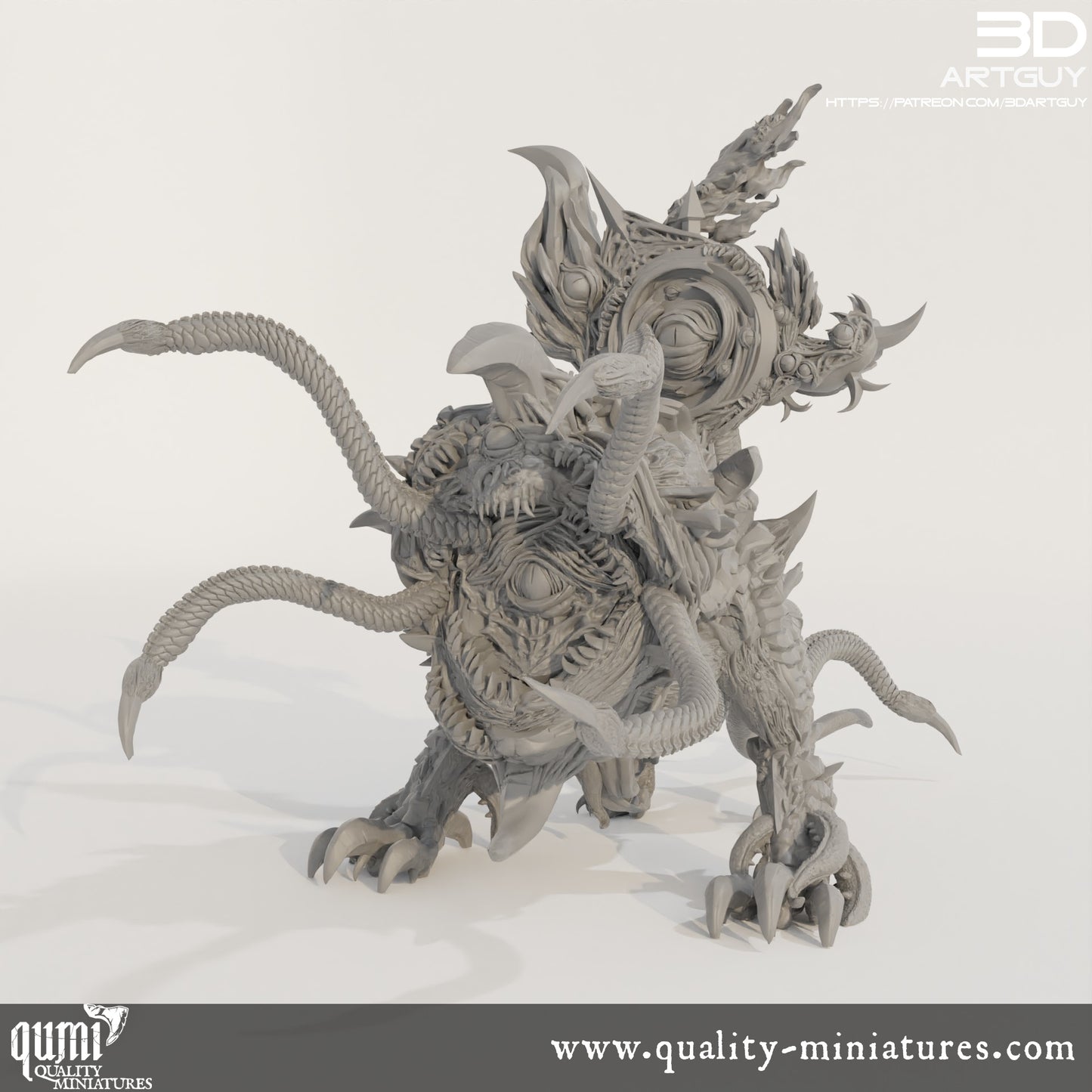 Abomination - 32mm Tabletop RPG Mini - Size L - Qumi Quality Miniatures - Qumi