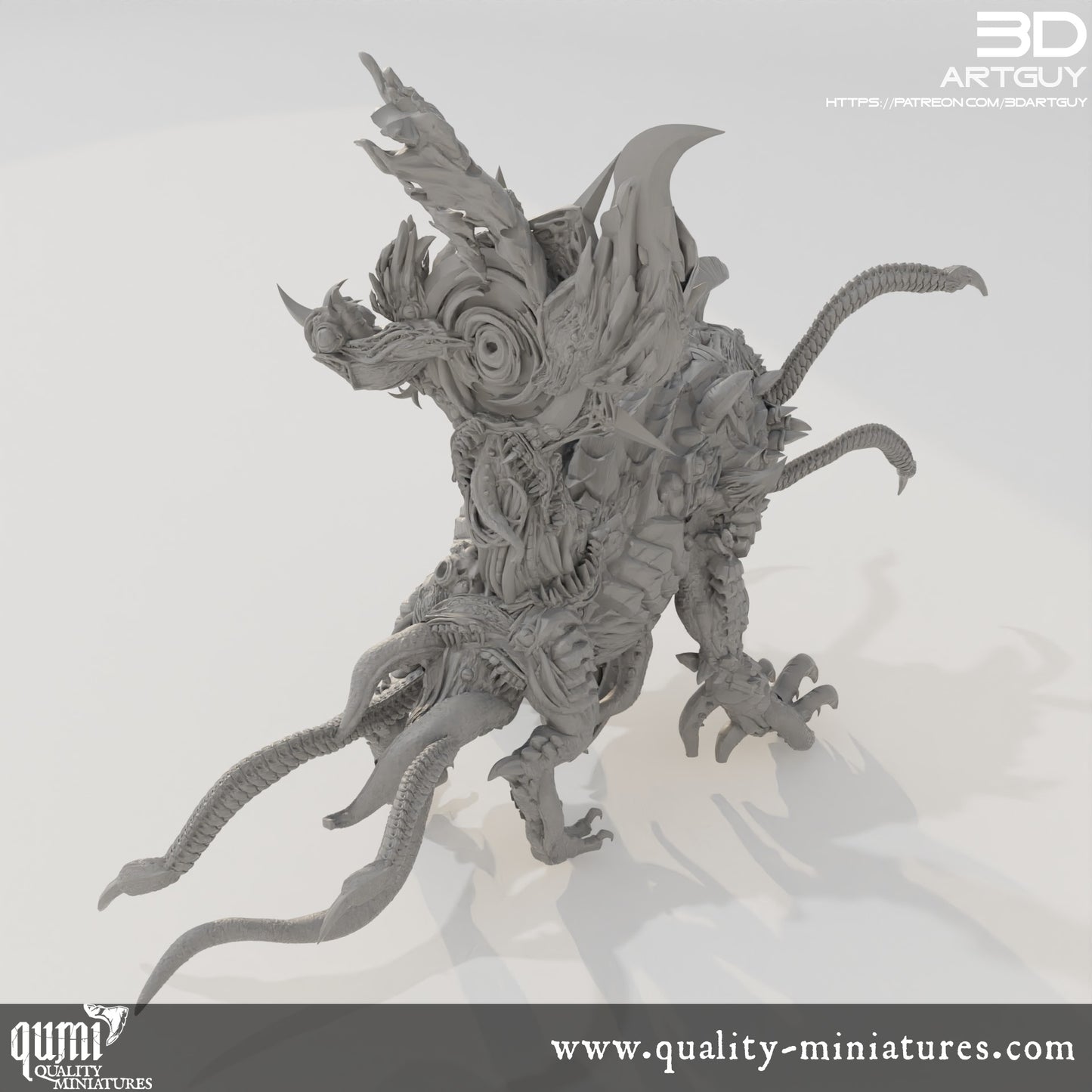 Abomination - 32mm Tabletop RPG Mini - Size L - Qumi Quality Miniatures - Qumi