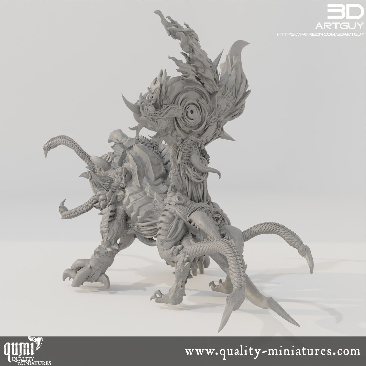 Abomination - 32mm Tabletop RPG Mini - Size L - Qumi Quality Miniatures - Qumi