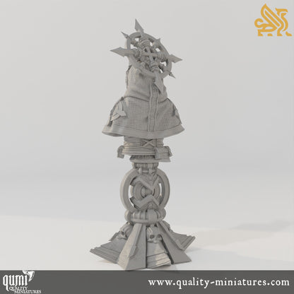 Amélie Saffron Bust - Tabletop RPG Mini - Qumi - DM Stash Quality Miniatures - Qumi