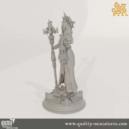 Amélie Saffron - Maiden Cleric - 32mm 75mm Tabletop RPG Mini - Qumi - DM Stash Quality Miniatures - Qumi