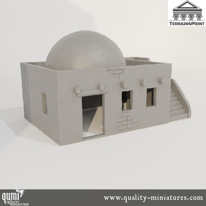 Arabic House 1 - Arabic Village - Resin Print - Tabletop RPG Terrain - Terrain4Print - Qumi Quality Miniatures - Qumi