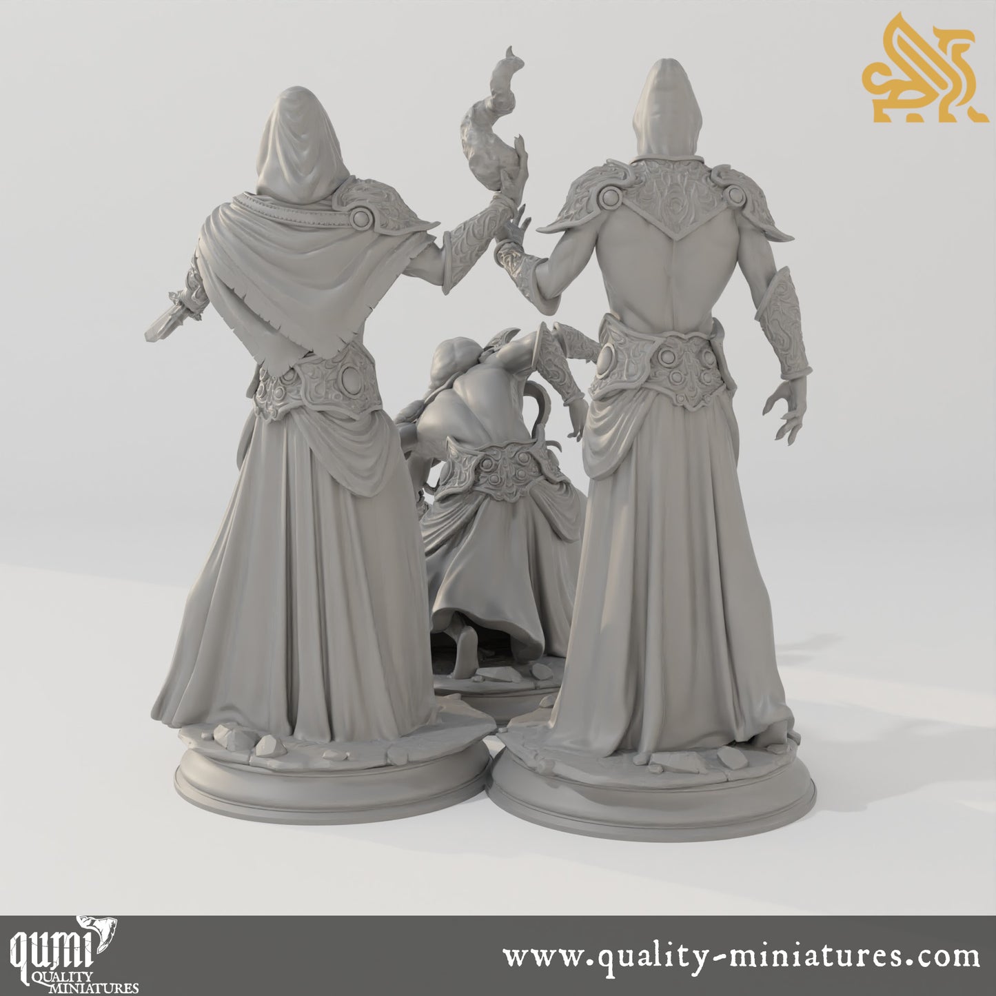 Ascended Flayers of Hendrak - 32mm 75mm Tabletop RPG Mini - Qumi - DM Stash Quality Miniatures - Qumi