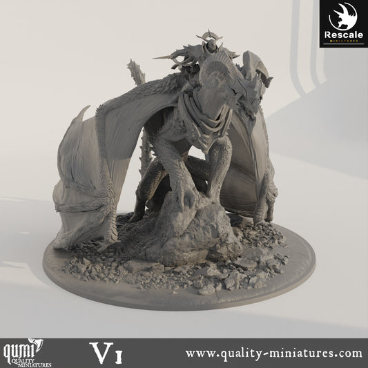 Drache Astralyon - 32mm Tabletop-RPG Mini - Qumi - Rescale Miniatures