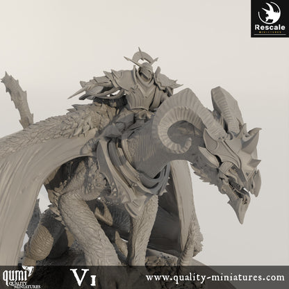 Dragon Astralyon - 32mm Tabletop RPG Mini - Qumi - Rescale Miniatures