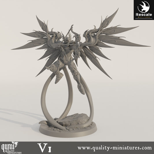 Aurelian Skyblade - 32mm Tabletop RPG Mini - Qumi - Rescale Miniatures