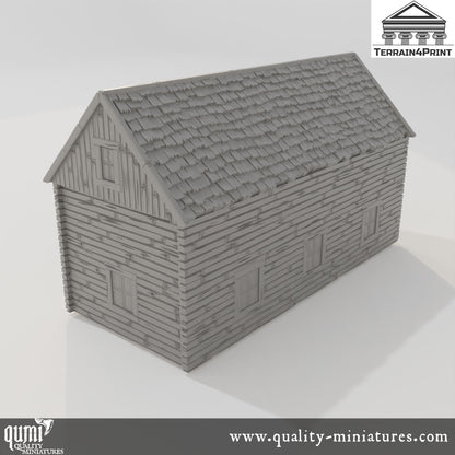 Barn Hrimstead - Resin Print - Tabletop RPG Terrain - Terrain4Print - Qumi Quality Miniatures - Qumi