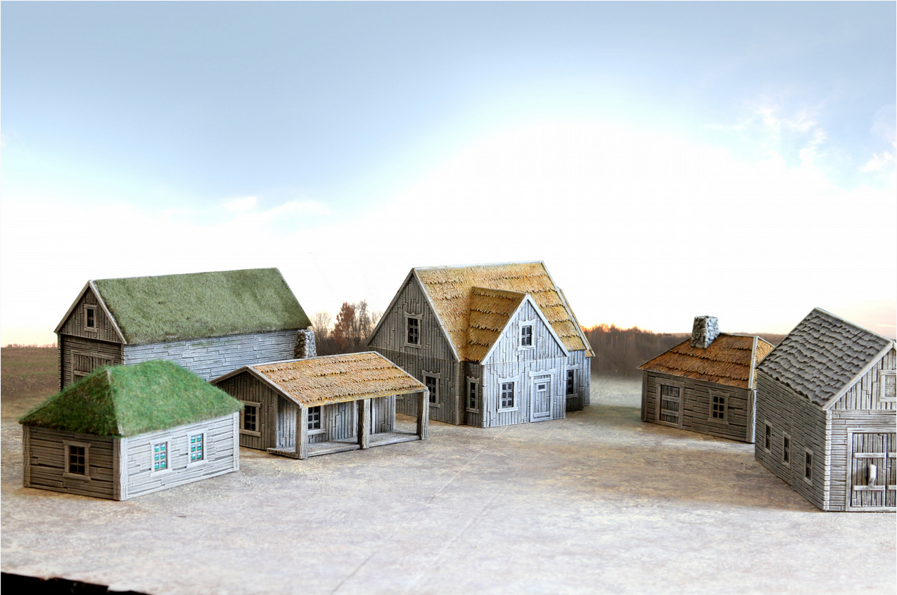 Barn Hrimstead - Resin Print - Tabletop RPG Terrain - Terrain4Print - Qumi - Quality Miniatures - Qumi