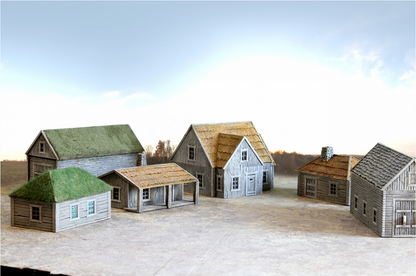 Barn Hrimstead - Resin Print - Tabletop RPG Terrain - Terrain4Print - Qumi - Quality Miniatures - Qumi