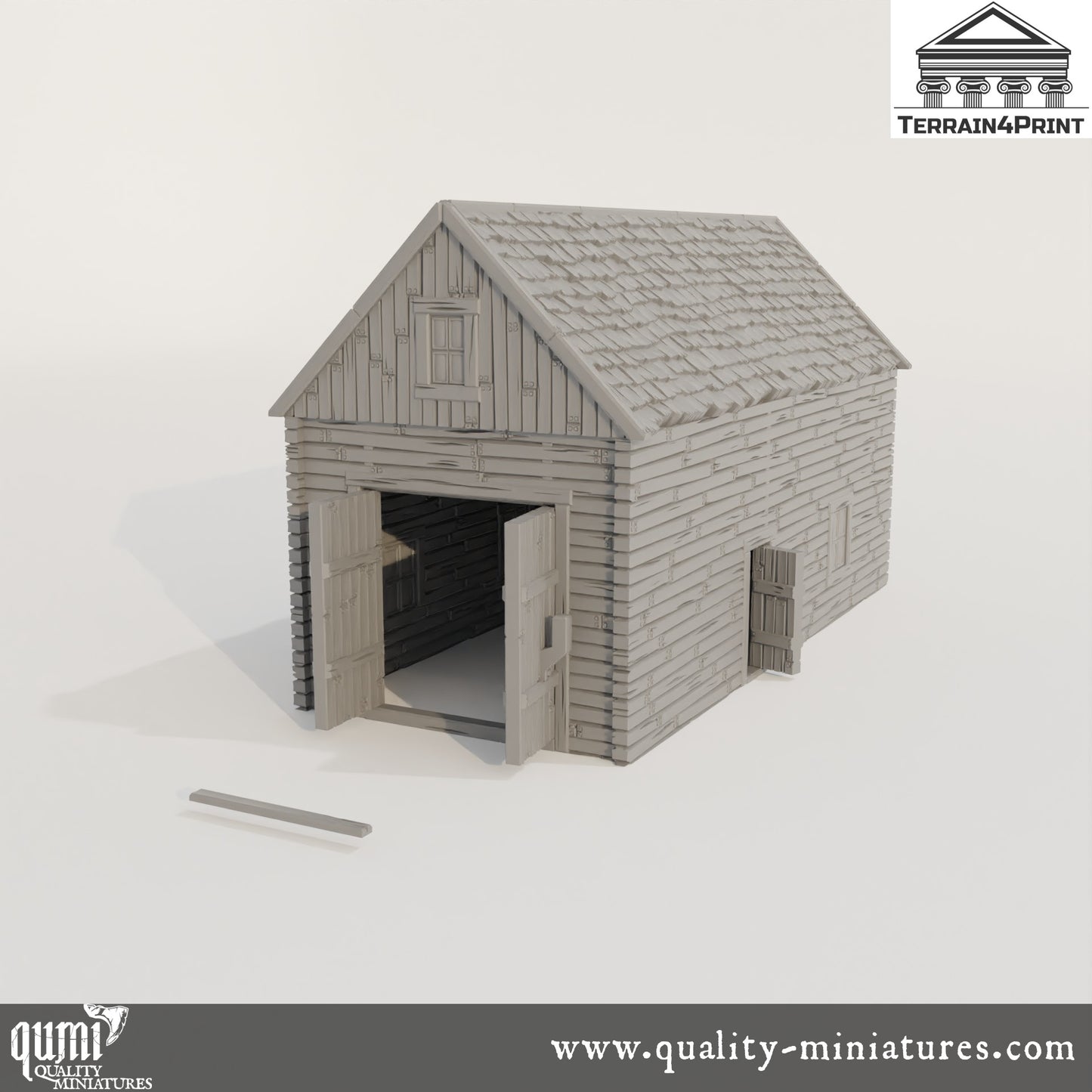 Barn Hrimstead - Resin Print - Tabletop RPG Terrain - Terrain4Print - Qumi Quality Miniatures - Qumi