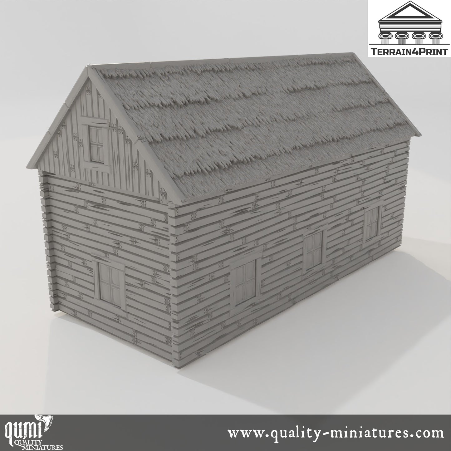 Barn Hrimstead - Resin Print - Tabletop RPG Terrain - Terrain4Print - Qumi Quality Miniatures - Qumi